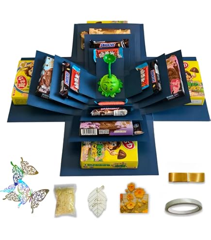 Amazon.com: TTLYYXQMY Explosion, DIY Explosion Gift Box with Five